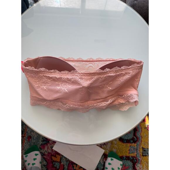 🌸 Spanx Women's Undie-Tectable Better Bandeau Bra – Size Large – Vintage Rose🌸 - Picture 5 of 7
